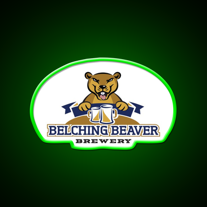 Belching Beaver Brewery Logo 8 Beer Bar Decor Led Neon Sign Rgb Color - LED neon sign view 8