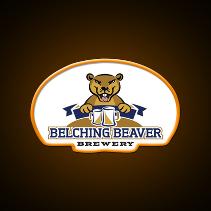 Belching Beaver Brewery Logo 8 Beer Bar Decor Led Neon Sign Rgb Color - LED neon sign view 6