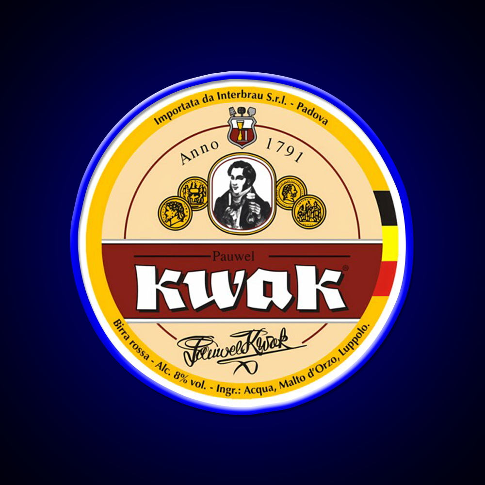 Belgian Kwak Beer Brewery Logo Beer Bar Decor Led Neon Sign Rgb Color - LED neon sign view 5