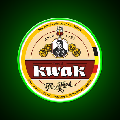 Belgian Kwak Beer Brewery Logo Beer Bar Decor Led Neon Sign Rgb Color - LED neon sign view 8
