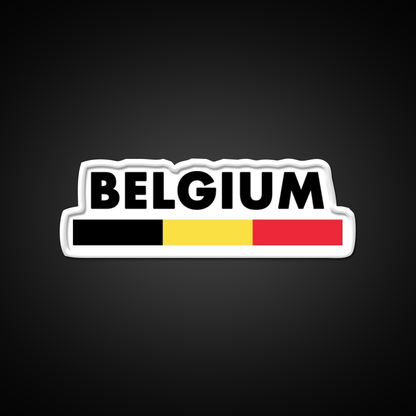 Belgium Flag Minimalist Beer Bar Decor Led Neon Sign Rgb Color - LED neon sign view 11