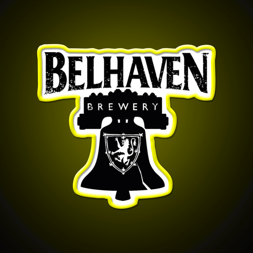 Belhaven Beer Bar Decor Led Neon Sign Rgb Color - Custom LED neon sign front view