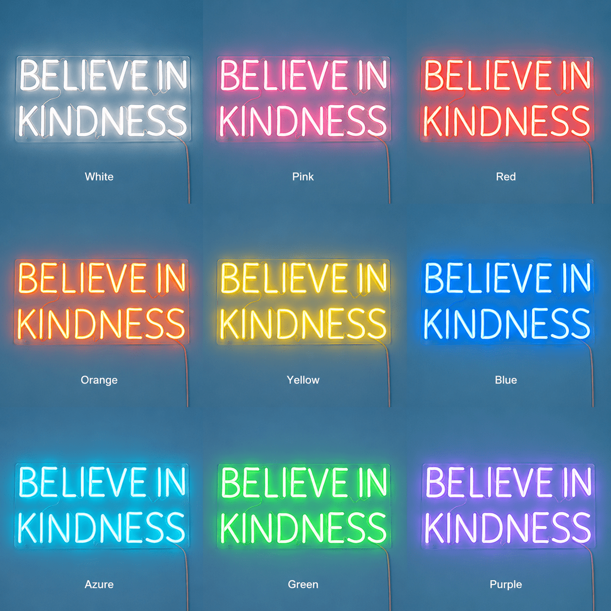 Believe In Kindness LED Neon Sign Home Decor - Shineneon