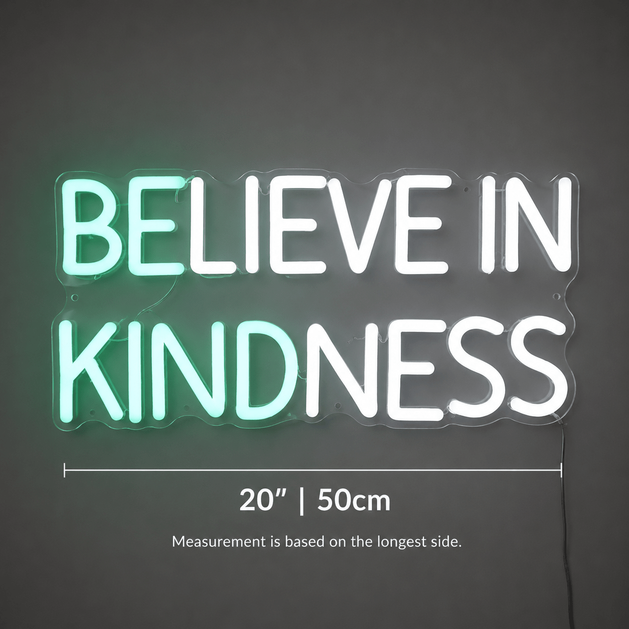Believe In Kindness LED Neon Sign Wall Neon Sign - Shineneon