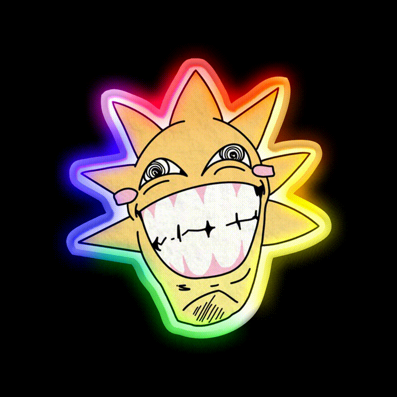 Believe In Me Sun By Aries Welcome Led Neon Sign Open Sign Rgb Color