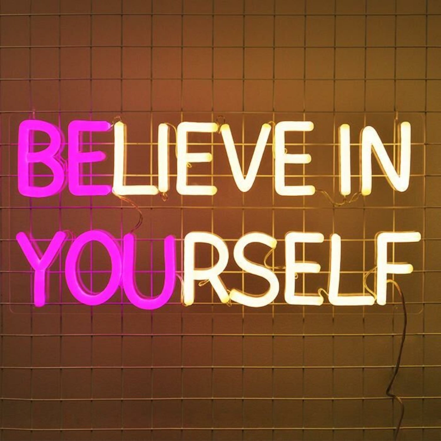 Believe In Yourself Led Neon Sign Inspires And Motivates Any Space - Shineneon
