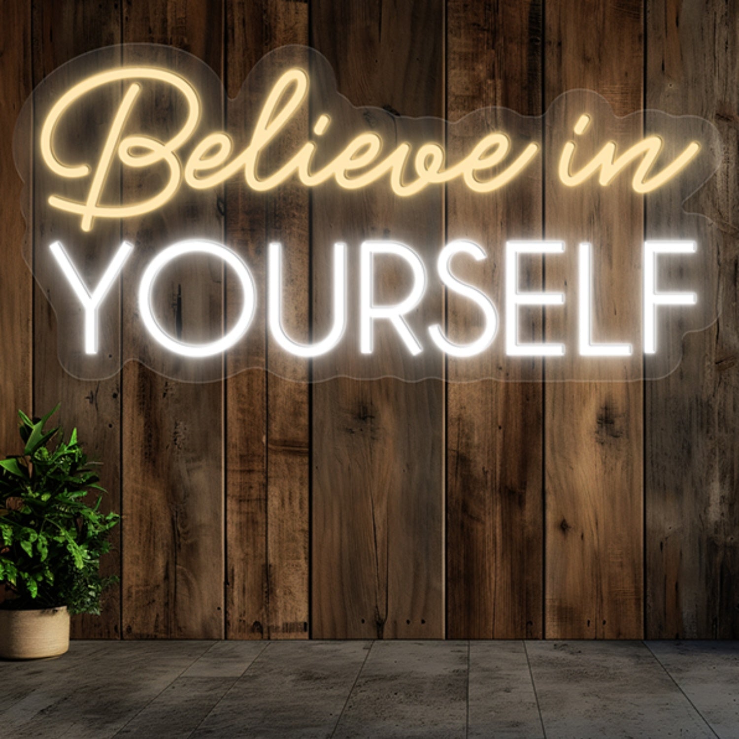 Believe In Yourself Neon Sign Wall Art Decor | Shineneon