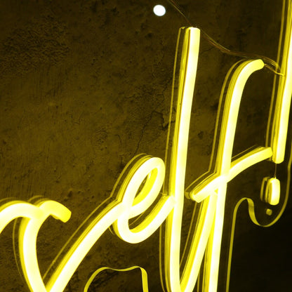 Believe In Yourself Yellow Neon Sign | Shineneon