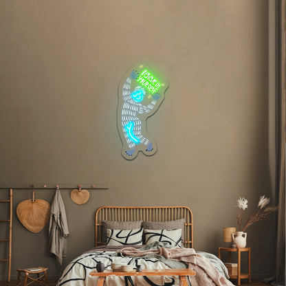 Believe In Yourself Yeti Winter Neon Signs For Gym Wall Decor - Shineneon