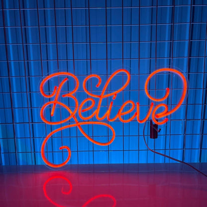 Believe Led Neon Sign - Shineneon