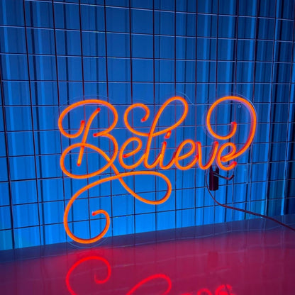 Believe Led Neon Sign - Shineneon