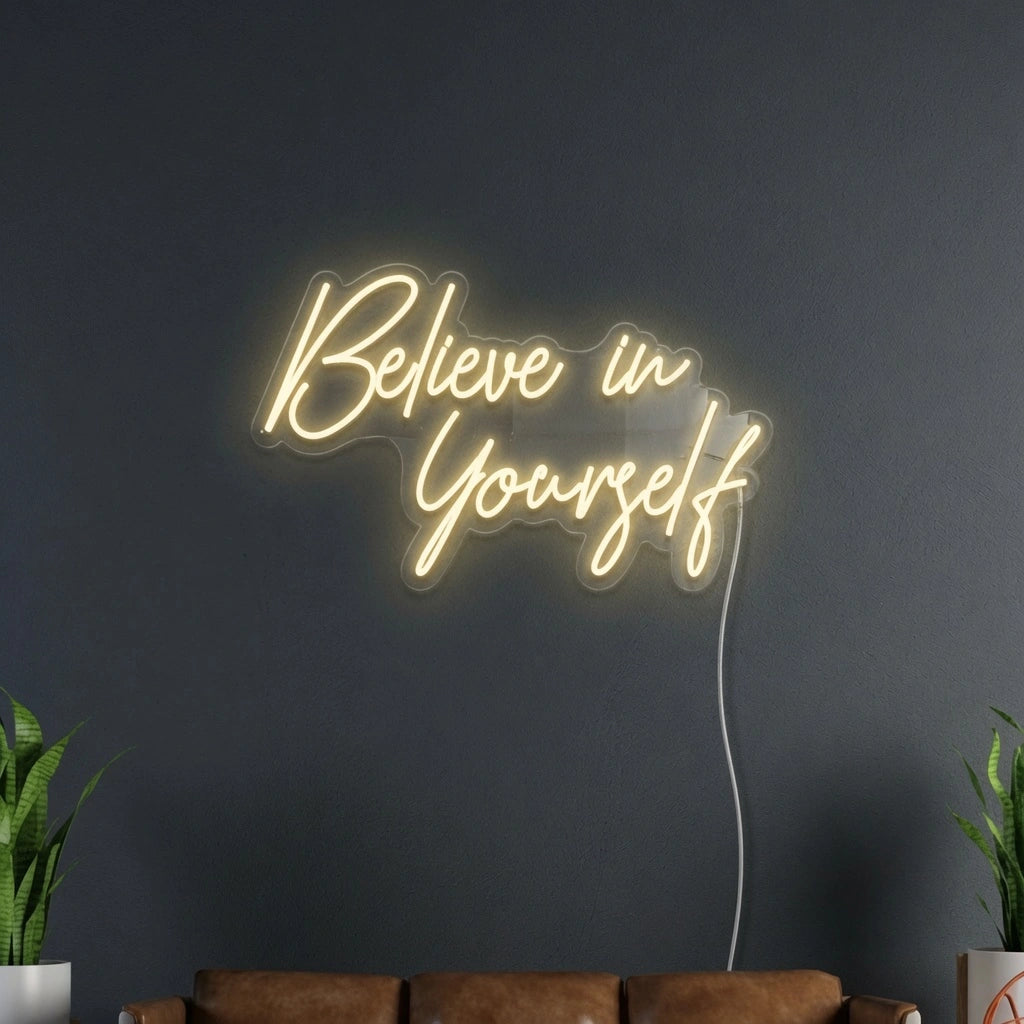 Believe LED Neon Sign Wall Neon Sign - 01 Original Product Image