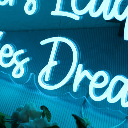 Believers Leaders Visionaries Dreamers Blue Led Neon Sign - Shineneon