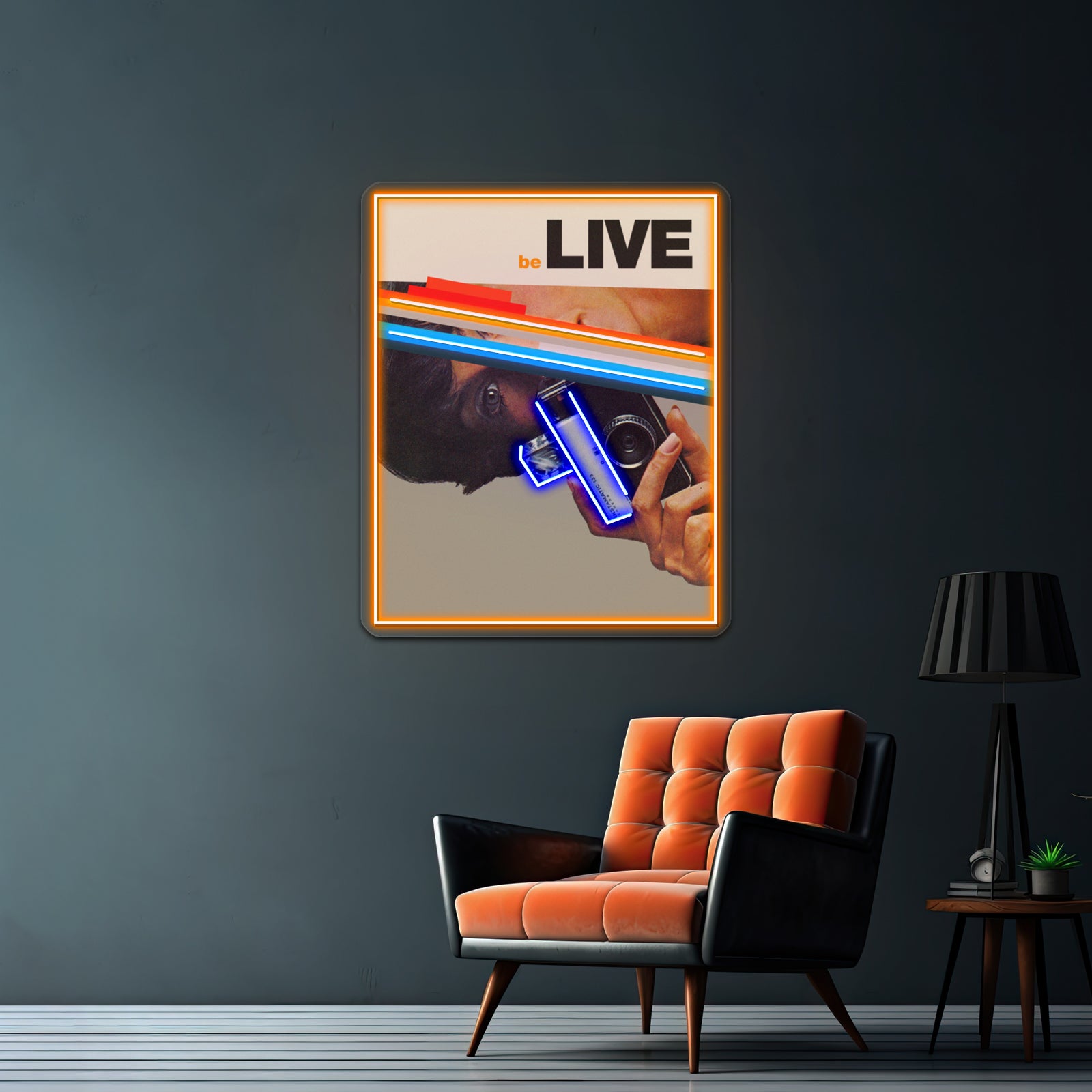 Bernese Mountain Dog Bright Colorful Pop Dog Artwork Led Neon Sign