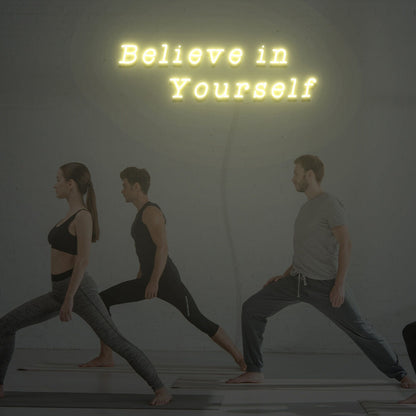 Belive In Yourself Neon Sign For Home Party | Shineneon