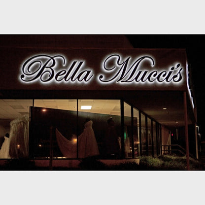 Bella Muscis 3D Backlit Channel Letters Led Light Sign - Shineneon