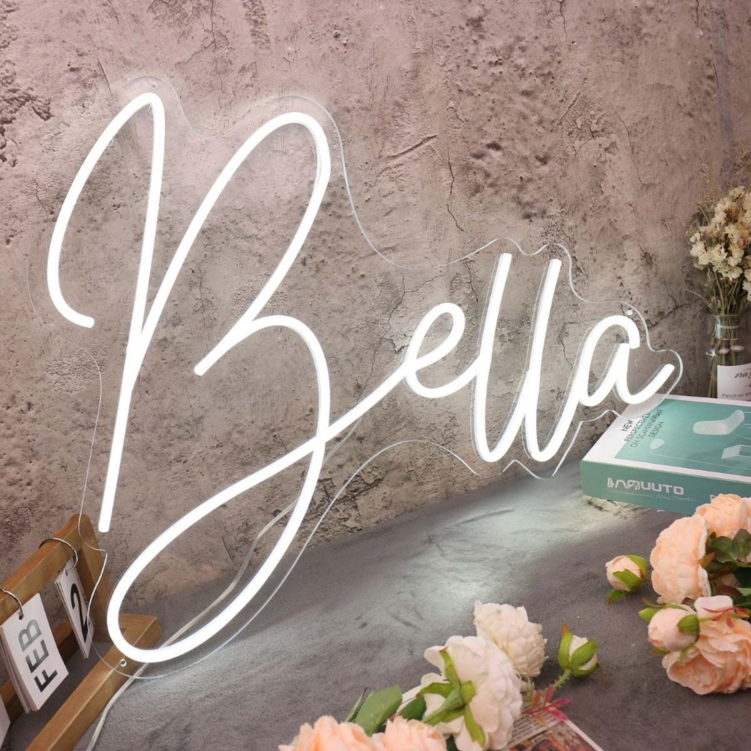 Bella White Name Led Neon Sign - Shineneon