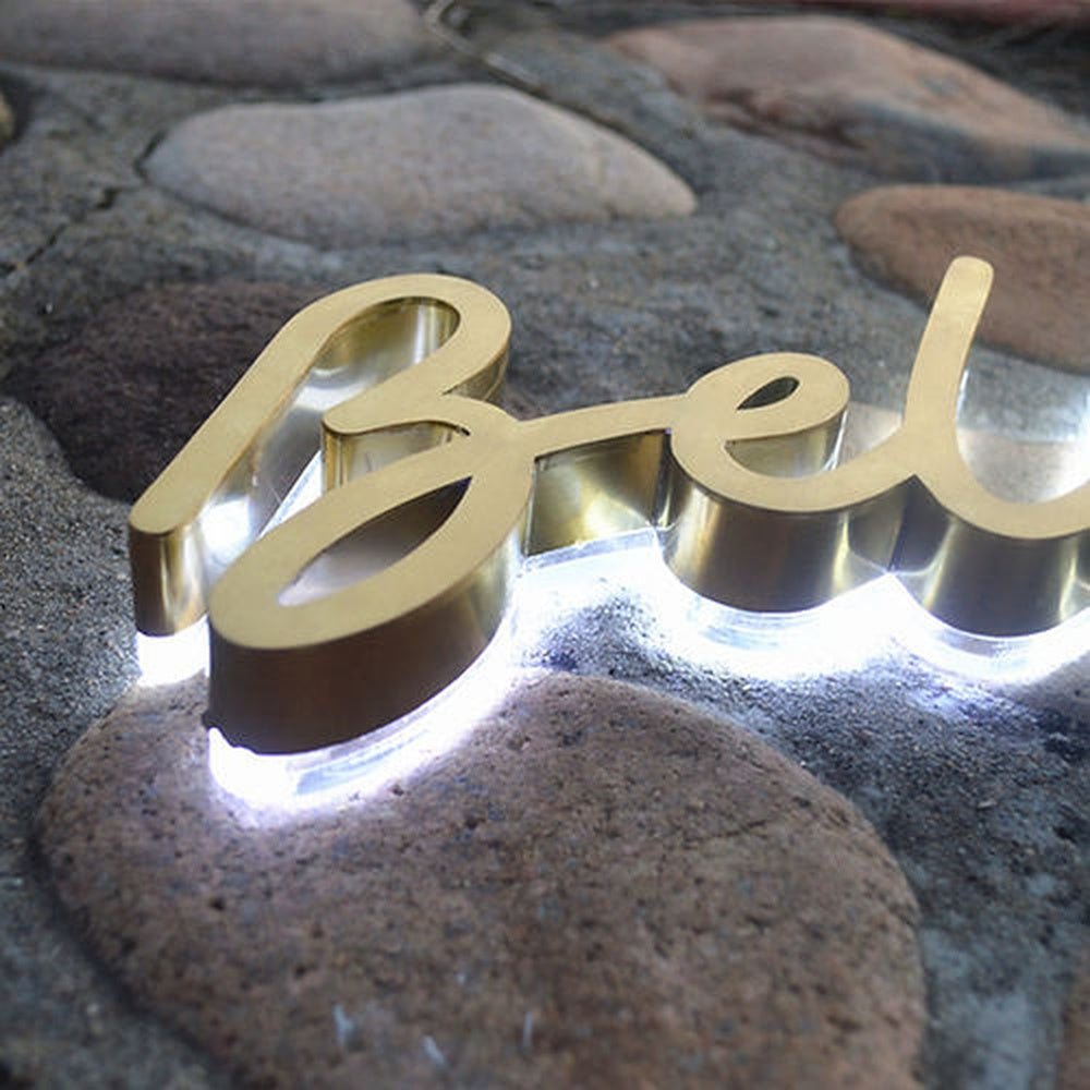 Bellaboo 3D Backlit Channel Letters Led Light Sign - Shineneon