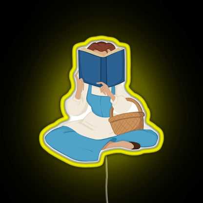 Belle Reading Rgb Led Neon Sign Pop Wall Art - Shineneon