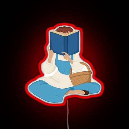 Belle Reading Rgb Led Neon Sign Pop Wall Art - Shineneon