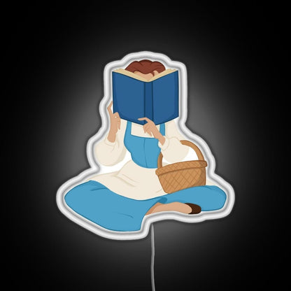 Belle Reading Rgb Led Neon Sign Pop Wall Art - Shineneon