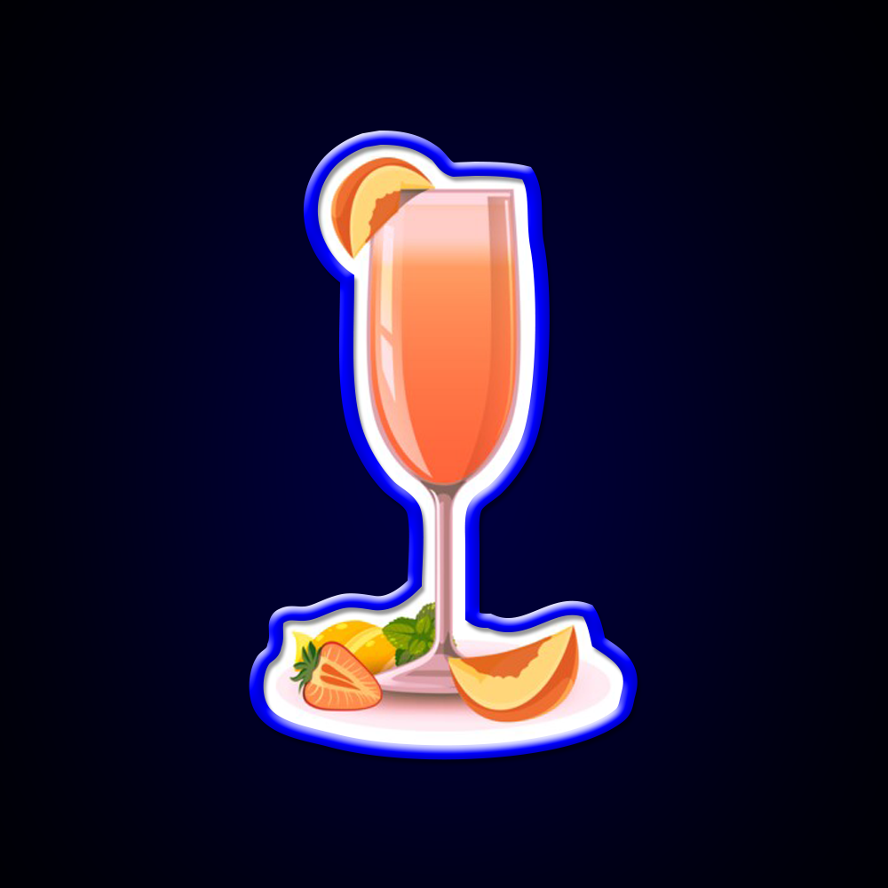 Bellini Cocktail Drink Cocktail Bar Decor Led Neon Sign Rgb Color - LED neon sign view 5