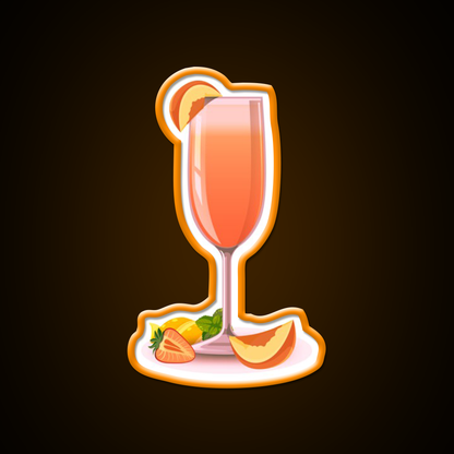Bellini Cocktail Drink Cocktail Bar Decor Led Neon Sign Rgb Color - LED neon sign view 6