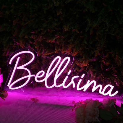 Bellisima Pink Led Neon Sign - Shineneon