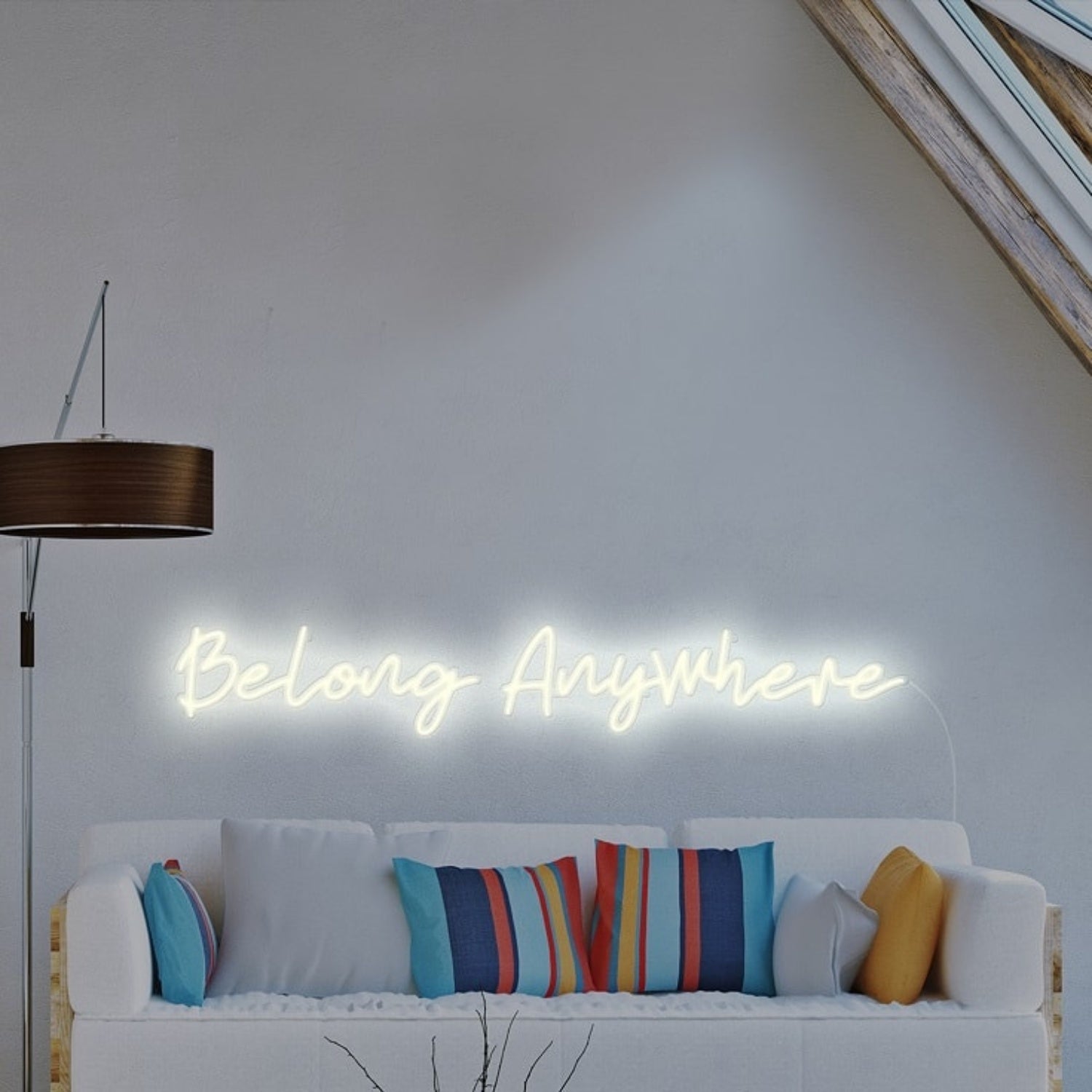 Belong Anywhere Led Neon Sign Wall Art | Shineneon