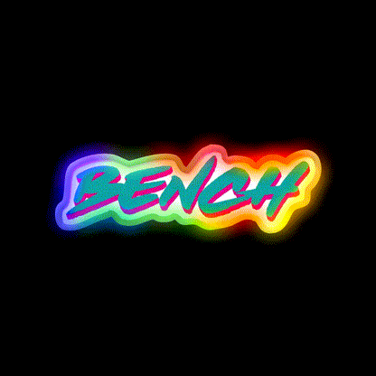 Bench Gym Fitness Led Neon Sign Rgb Color