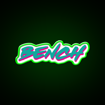 Bench Gym Fitness Led Neon Sign Rgb Color