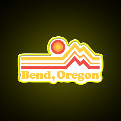 Bend Oregon Beer Bar Decor Led Neon Sign Rgb Color - LED neon sign view 7