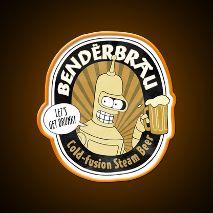 Benderbrau Beer Bar Decor Led Neon Sign Wall Art Rgb Color - LED neon sign view 6
