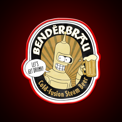 Benderbrau Beer Bar Decor Led Neon Sign Wall Art Rgb Color - LED neon sign view 10