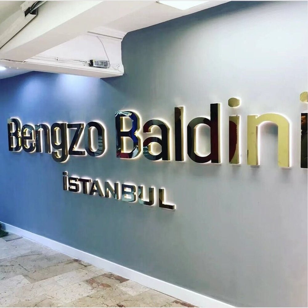 Bengzo Baldini Istanbul 3D Backlit Channel Letters Led Light Sign - Shineneon