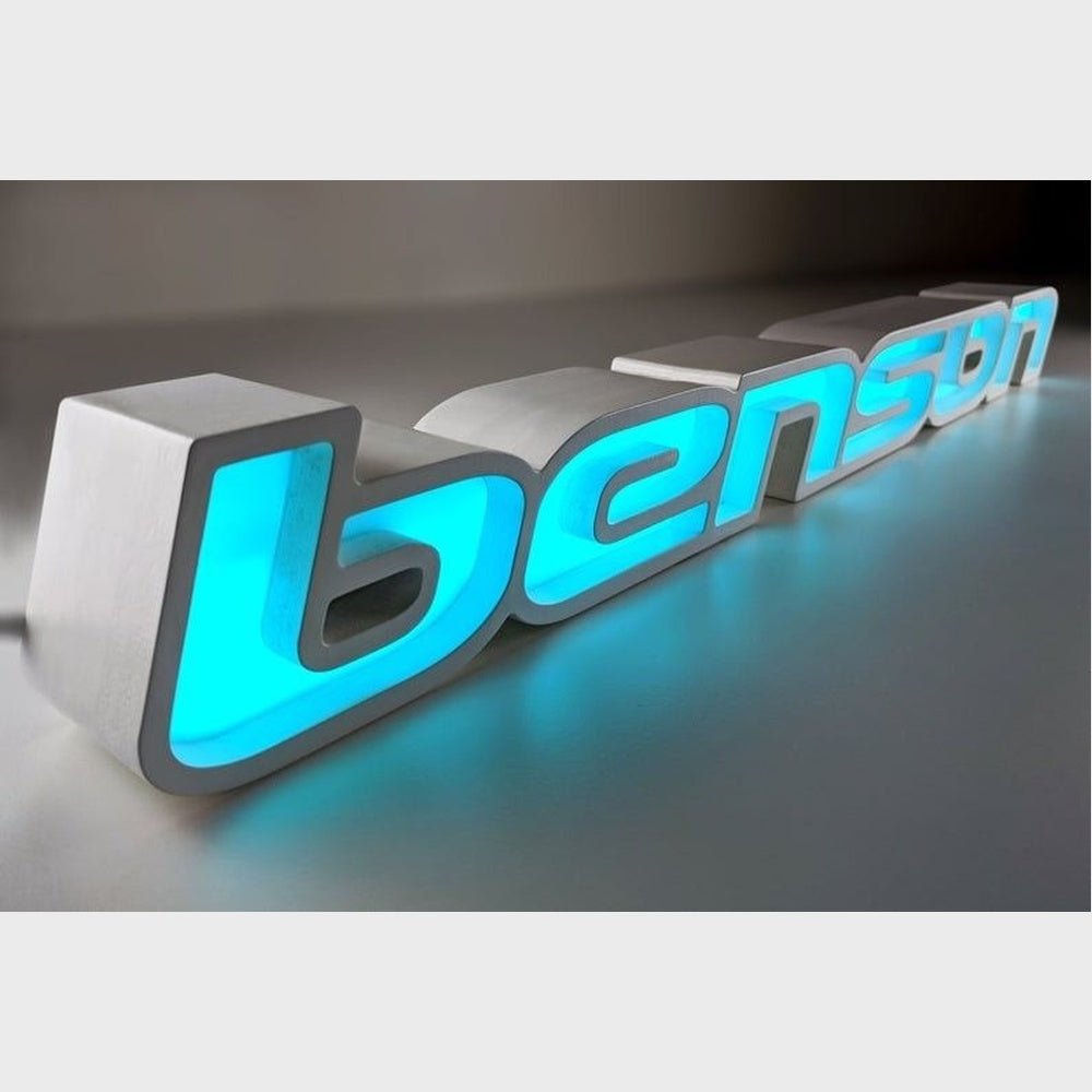 Benson 3D Frontlit Channel Letters Led Light Sign - Shineneon