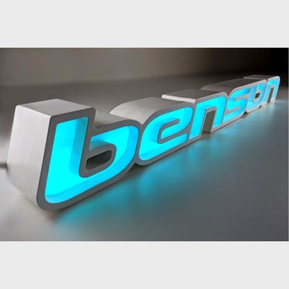 Benson 3D Frontlit Channel Letters Led Light Sign - Shineneon