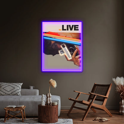 Bernese Mountain Dog Bright Colorful Pop Dog Artwork Led Neon Sign - Shineneon