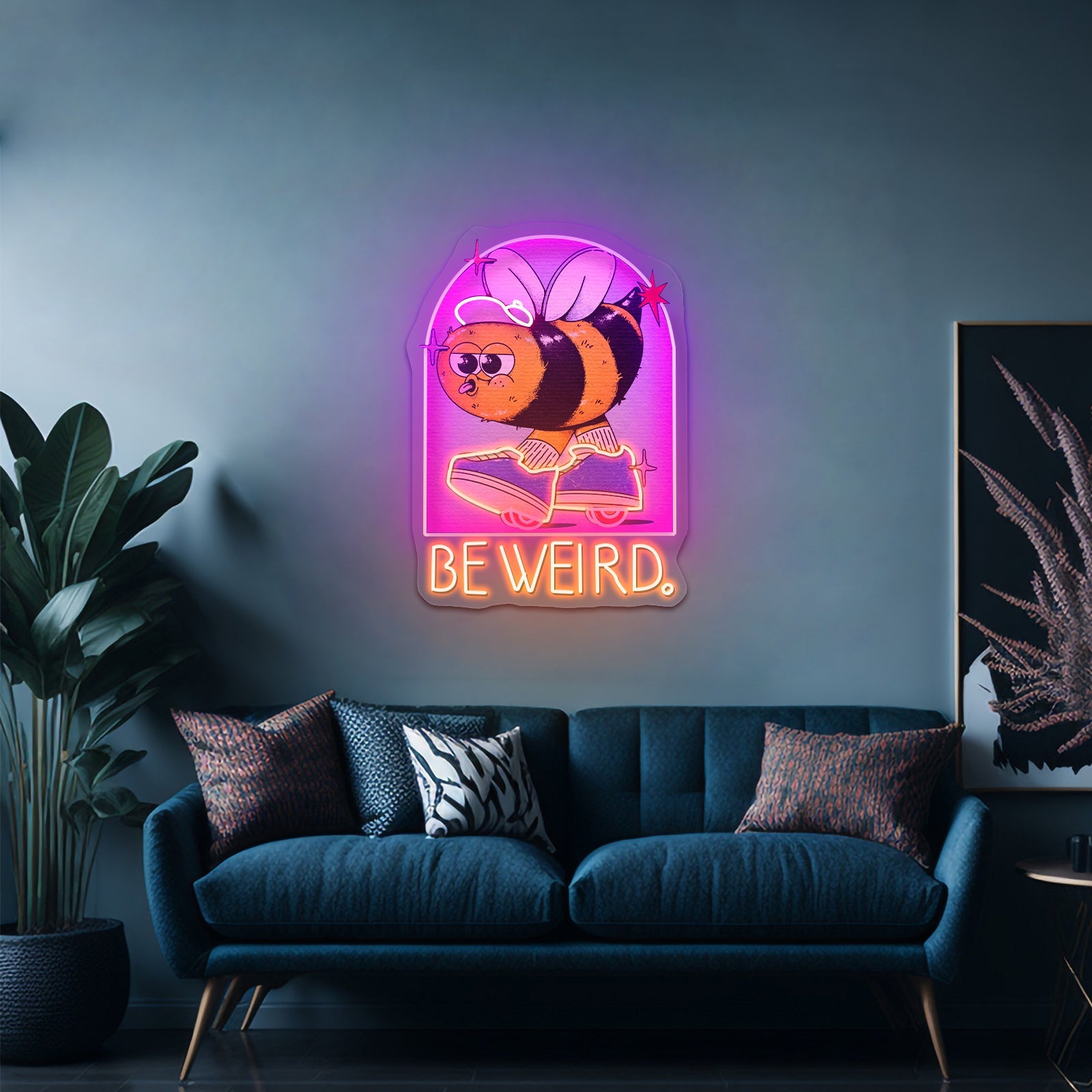 Bernie Sanders Chair Neon Signs Wall Decor - Shineneon