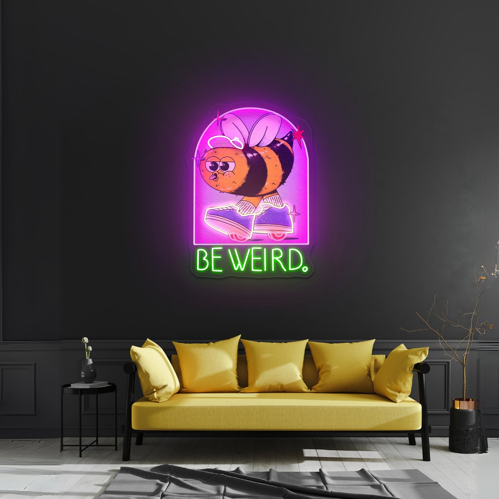 Bernie Sanders Chair Neon Signs Wall Decor - Shineneon