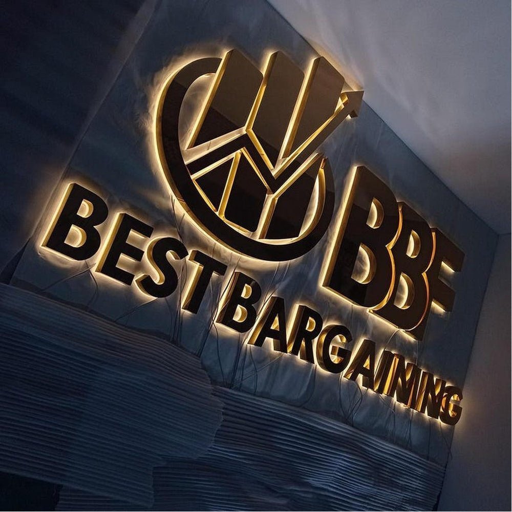 Best Bargaining Big Logo 3D Backlit Channel Letters Led Light Sign - Shineneon
