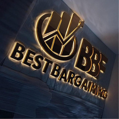 Best Bargaining Big Logo 3D Backlit Channel Letters Led Light Sign - Shineneon