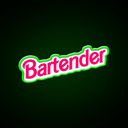 Best Bartender Cocktail Bar Decor Led Neon Sign Rgb Color - Shineneon