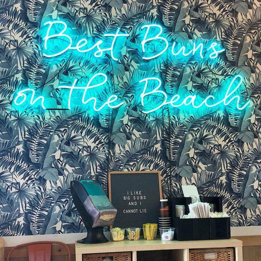 Best Buns On The Beach Led Sign Business Neon Sign