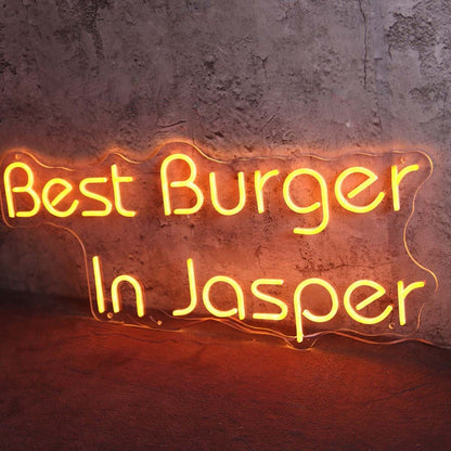 Best Burger In Jasper Neon Sign | Shineneon