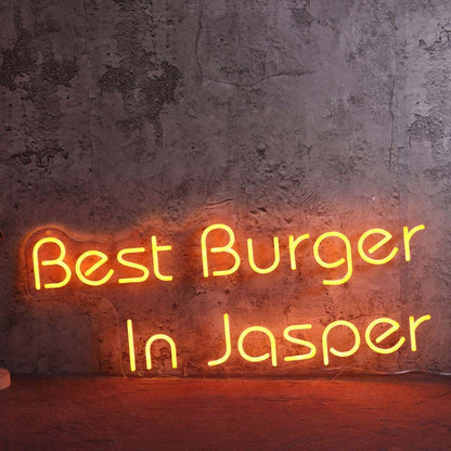 Best Burger In Jasper Neon Sign | Shineneon