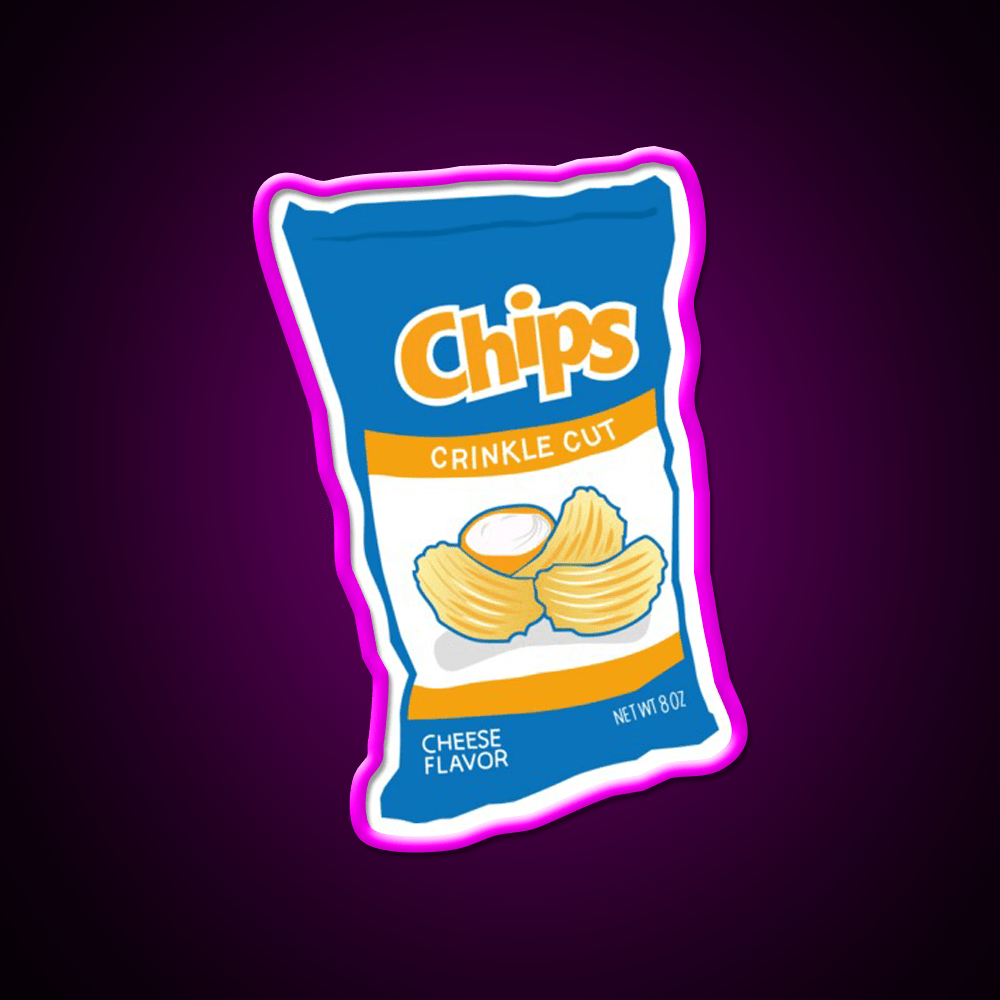 Best Chips Snack Food Led Neon Sign Rgb Color - Shineneon