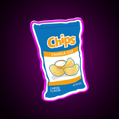 Best Chips Snack Food Led Neon Sign Rgb Color - Shineneon