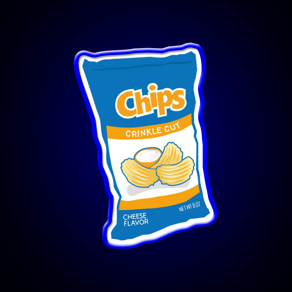 Best Chips Snack Food Led Neon Sign Rgb Color - Shineneon