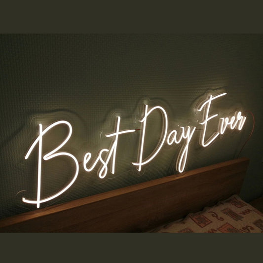 Best Day Ever Led Sign Business Neon Sign Wall Decor